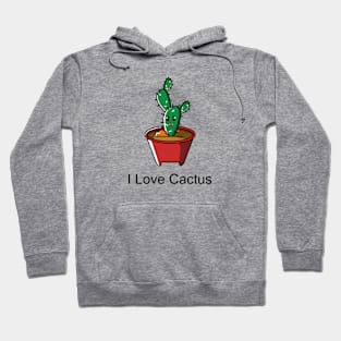 i love cactus #3 Hoodie